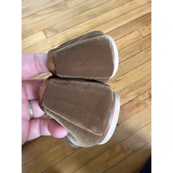 Freda Salvador Jada velvet square toe ballet flat in dijon mustard - Picture 10 of 11